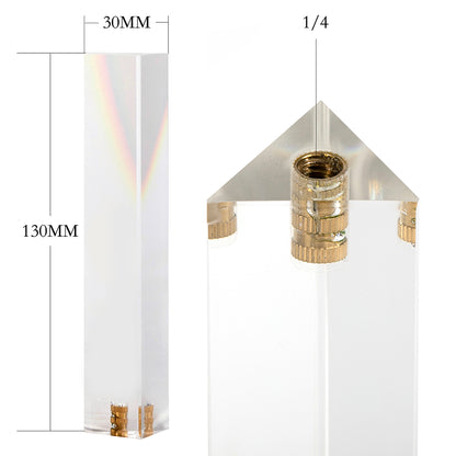 Handheld Crystal Prism for photography foreground blur